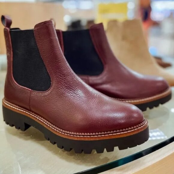 Caslon Shoes - Caslon Miller Leather Water Resistant Lug Chelsea Boot